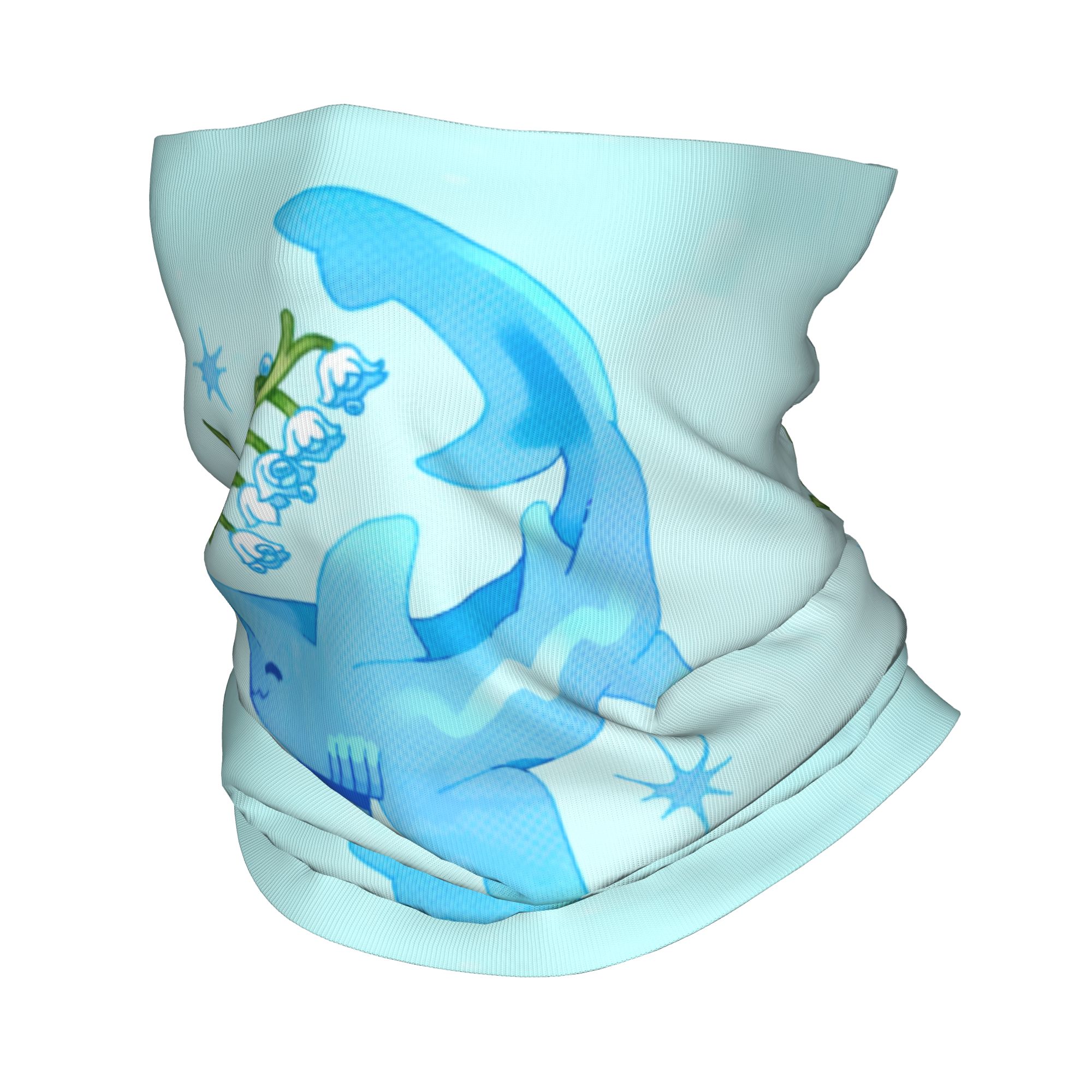 Neck Warmer Balaclava - Aangepaste 3D illusie vis haai bandana