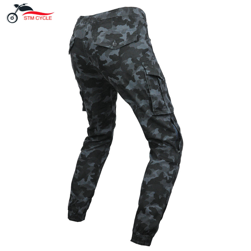 Motorcycle Gear Testing - Heren Camo Jeans Vier Seizoenen Fietsbroek