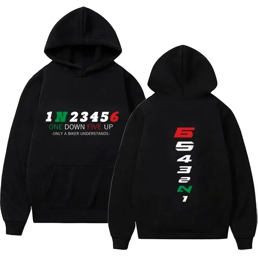 Motorcycle Gear Hoodie - Herenhoodies, herenpulloverkleding, oversized sweatshirts 1N23456, motoruitrusting,