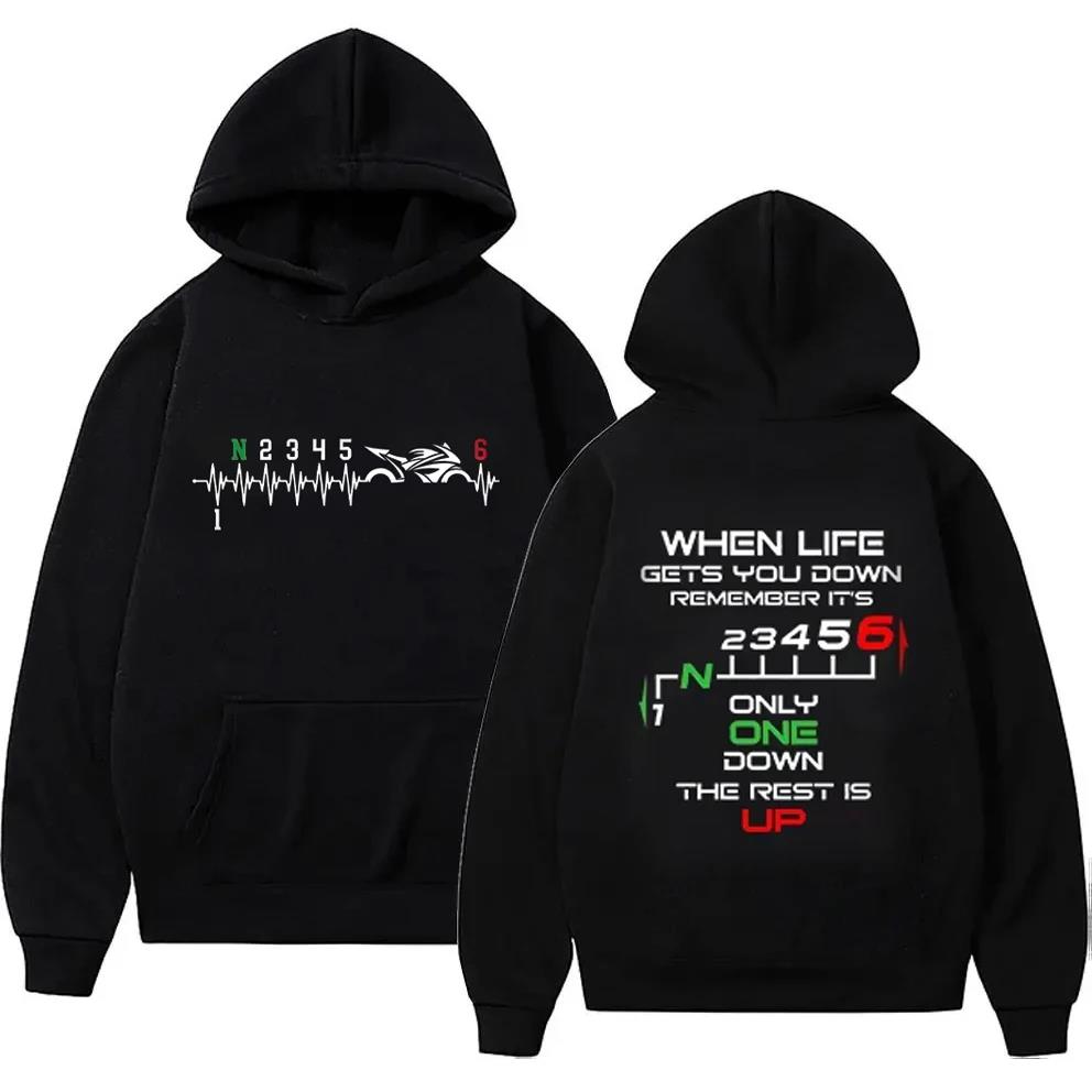 Motorcycle Gear Hoodie - Heren Hoodies Mannelijke Pullover Kleding Oversized