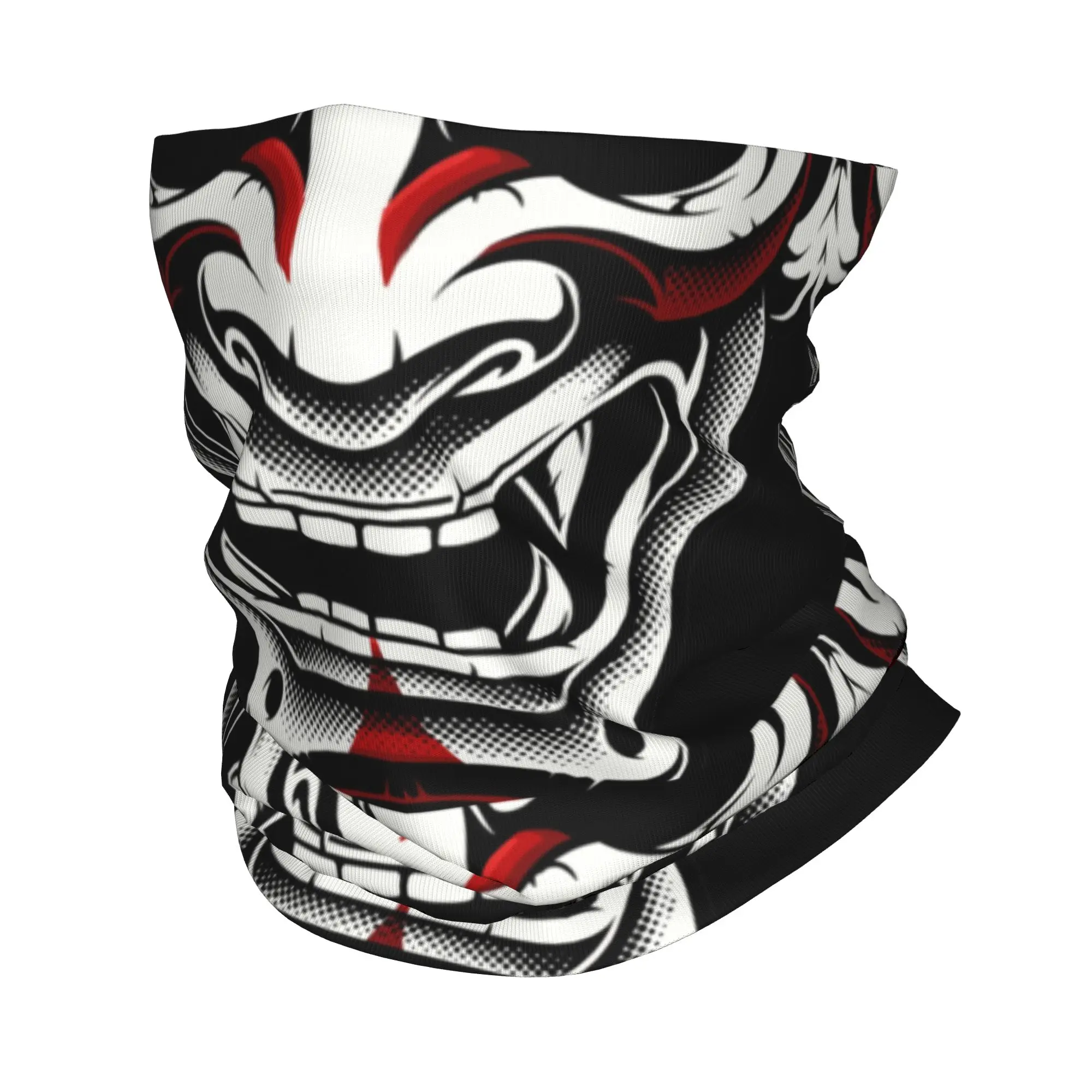 Neck Warmer Balaclava - Nieuwe Wit Rood Okami Kitsune Kabuki