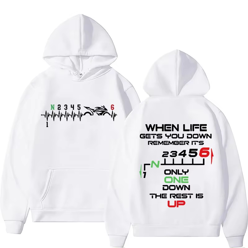 Motorcycle Gear Hoodie - 2026 Nieuwe Motorfiets Kleding Biker Hartslag