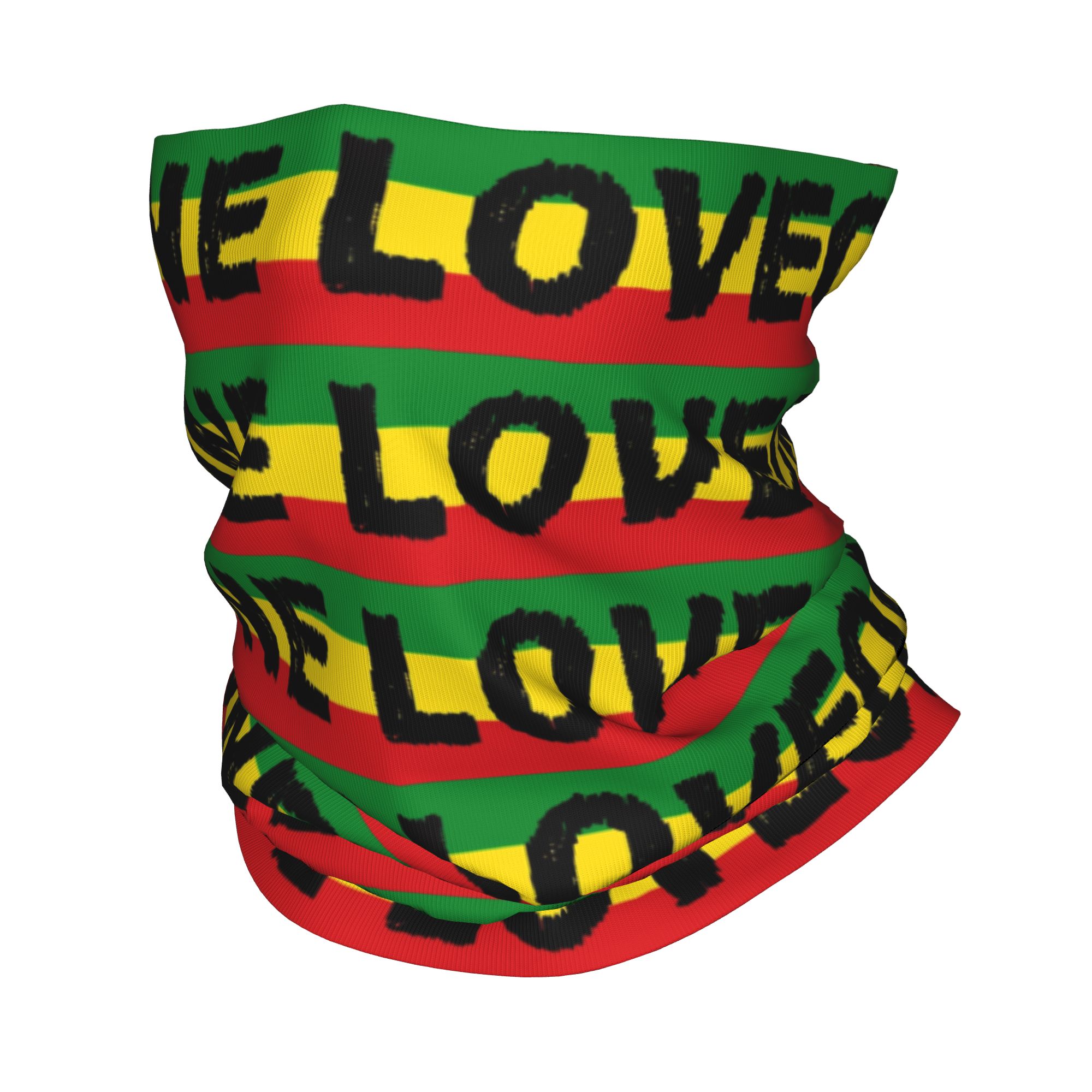 Neck Warmer Balaclava - Aangepaste Jamaica Rasta Vlag Leeuw van