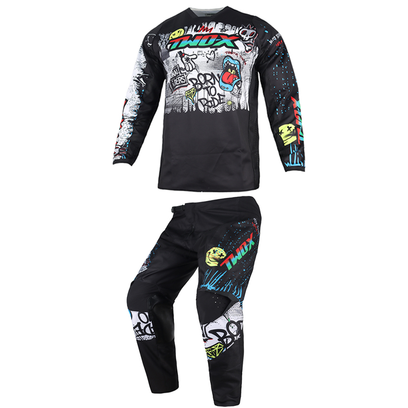 Gear X Motorcycle - Motocross Jersey Broek Kinderkleding Grote Jongen