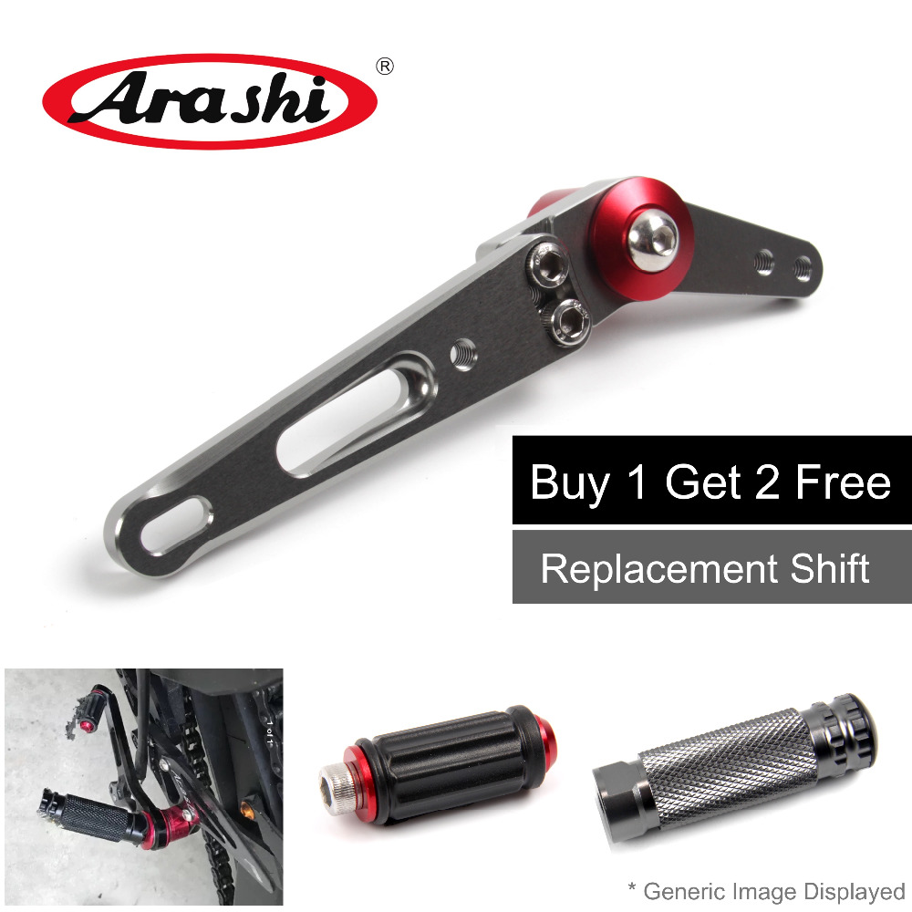 Motorcycle Gear Brand - Arashi Verstelbare Rearsets Vervanging Schakelrubbers Hendel
