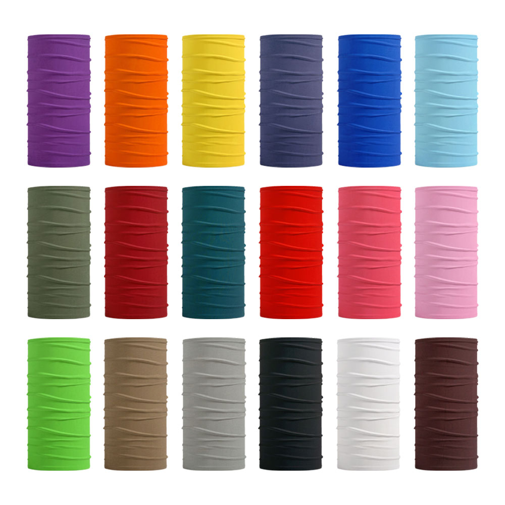 Neck Warmer Balaclava - Naadloze effen kleur bandana's heren dames