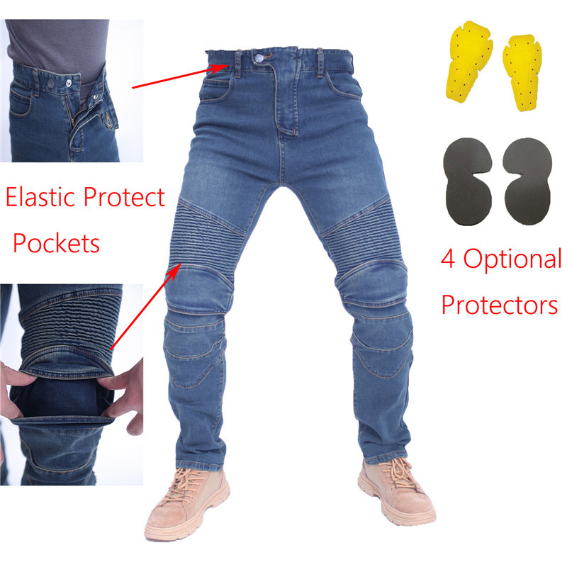 Motorcycle Gear Testing - Komin borduurwerk motorbroek Pantalon motorcrossriem beschermende