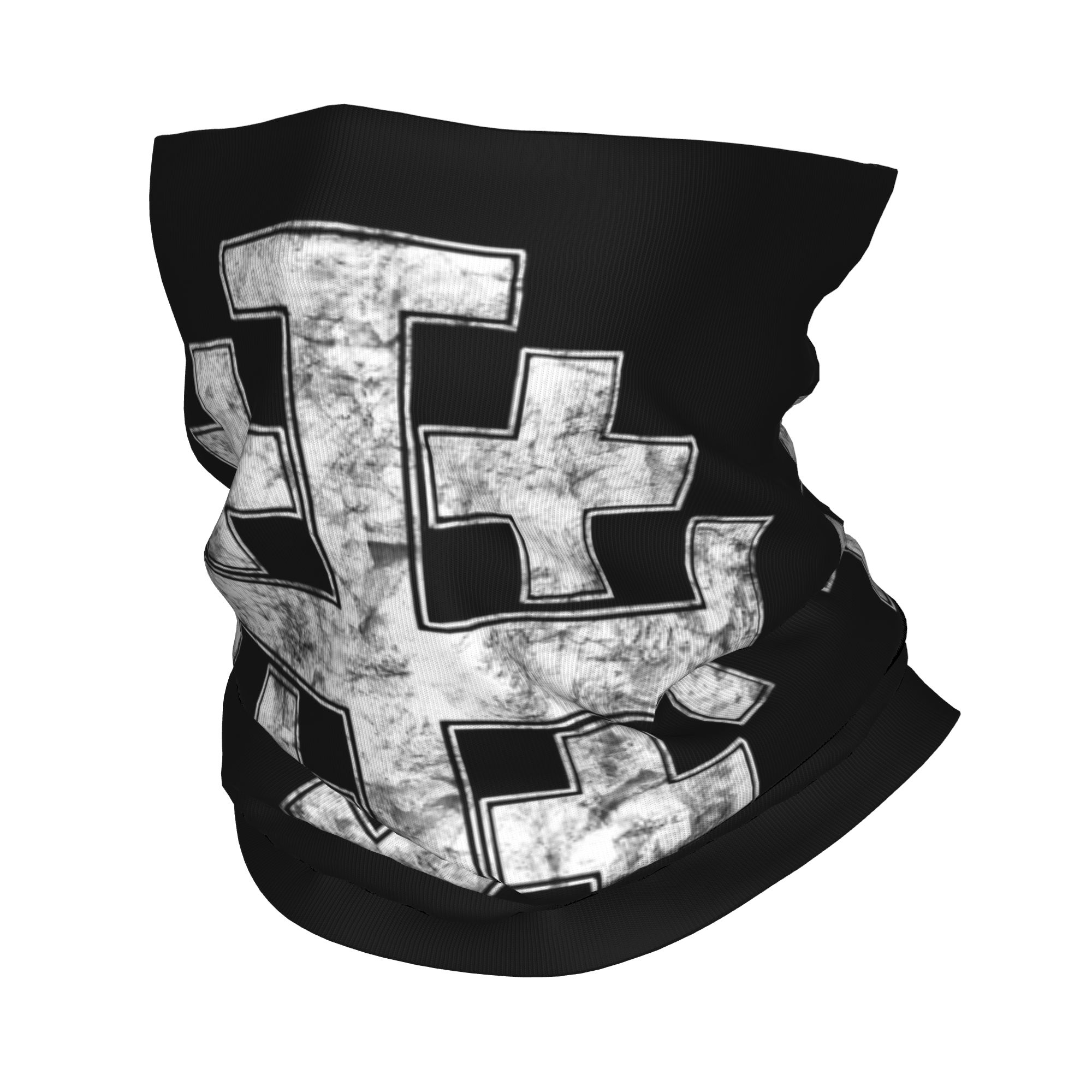 Neck Warmer Balaclava - Ridder Jeruzalem Kruis Christelijke Bandana Nekbedekking