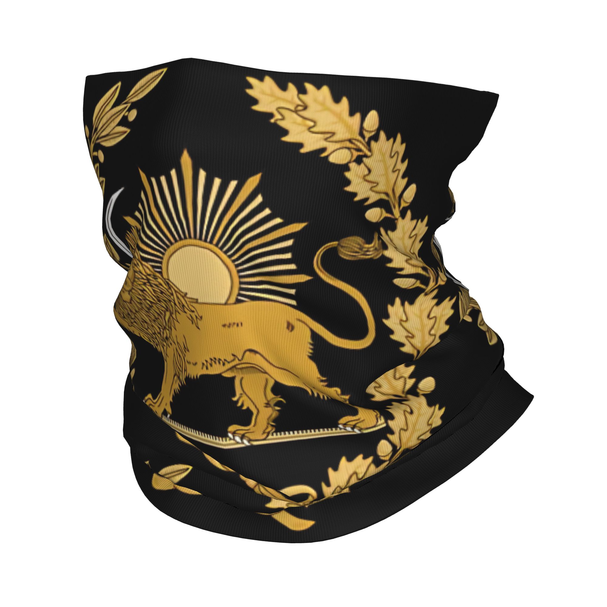 Leeuw en zon embleem van Perzi - Neck Warmer Balaclava recensie en prijs