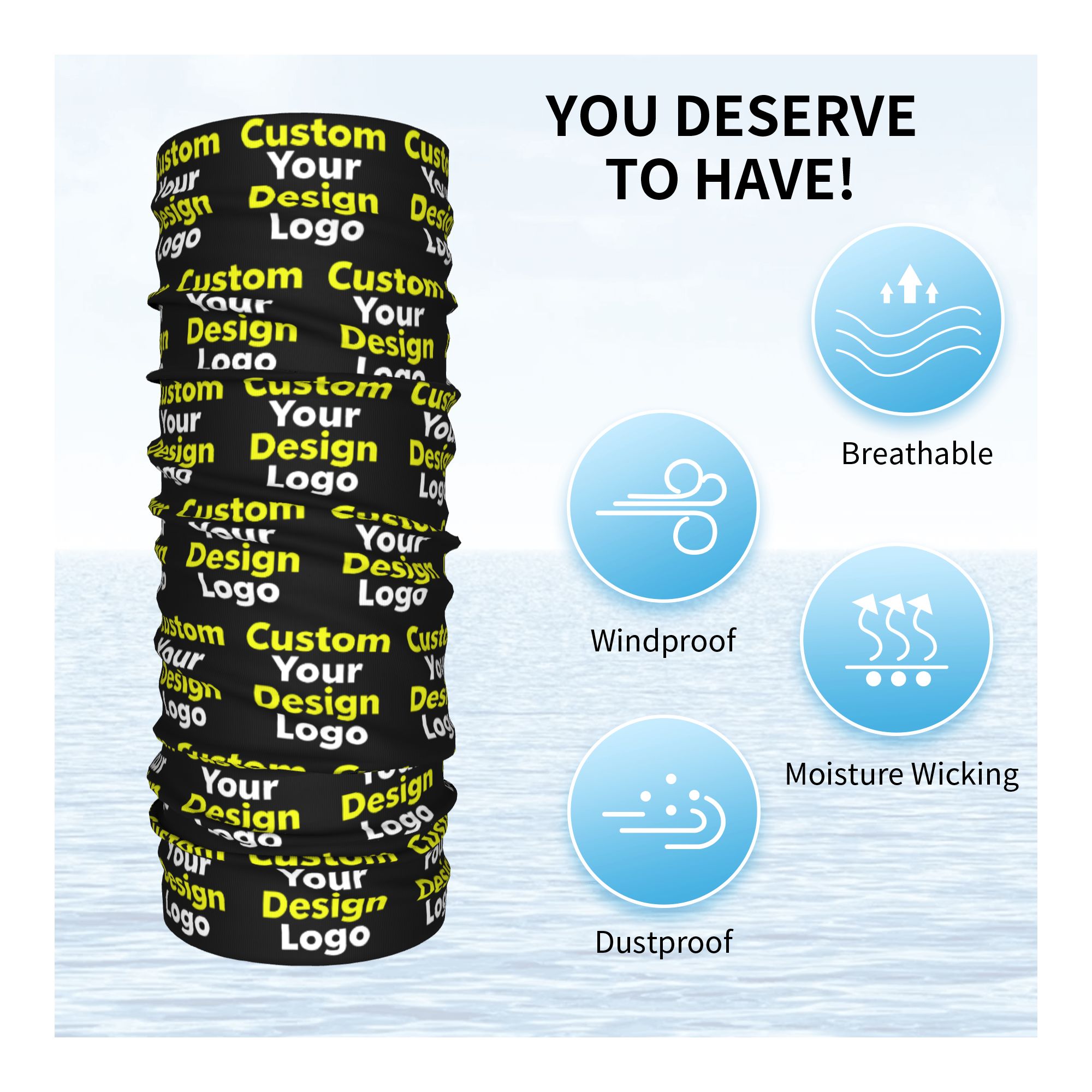 Aangepaste ontwerp logo bandan - Neck Warmer Balaclava recensie en prijs