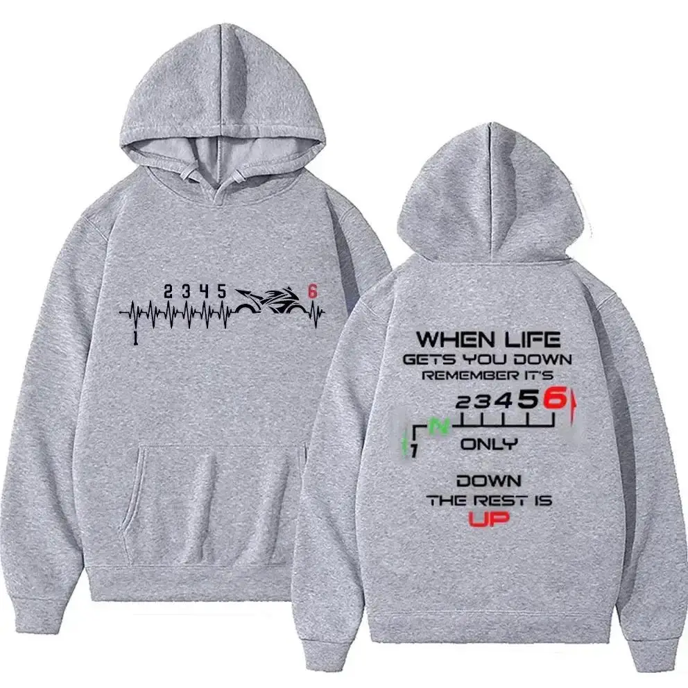 Herenhoodies, herenpulloverkle - Motorcycle Gear Hoodie recensie en prijs
