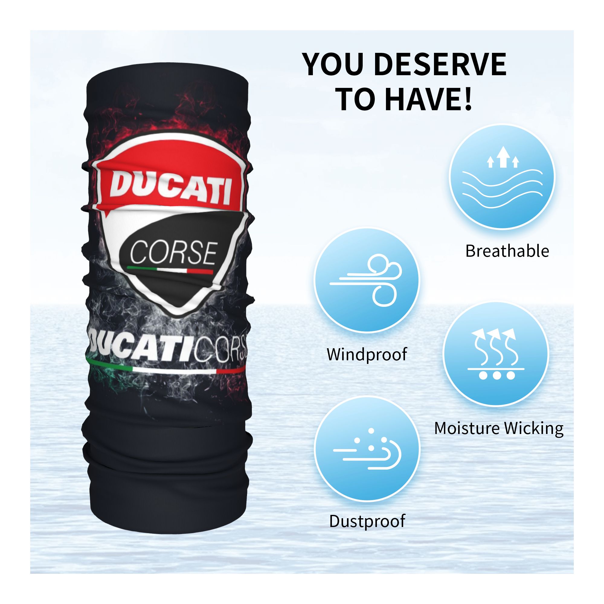 Aangepaste Ducati Sport Bandan - Neck Warmer Balaclava recensie en prijs