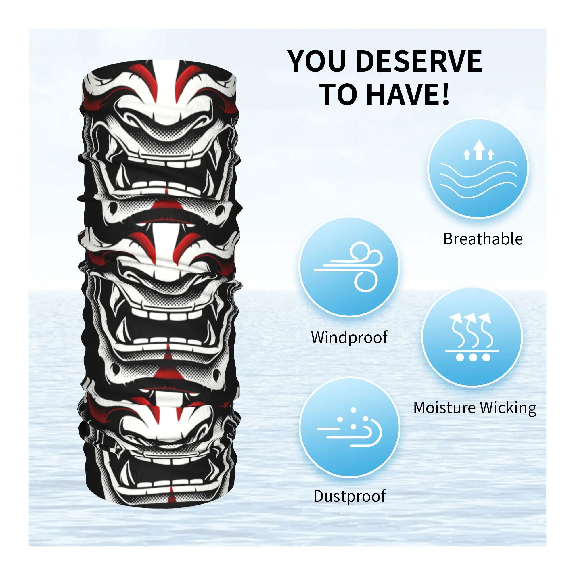 Nieuwe Wit Rood Okami Kitsune  - Neck Warmer Balaclava recensie en prijs