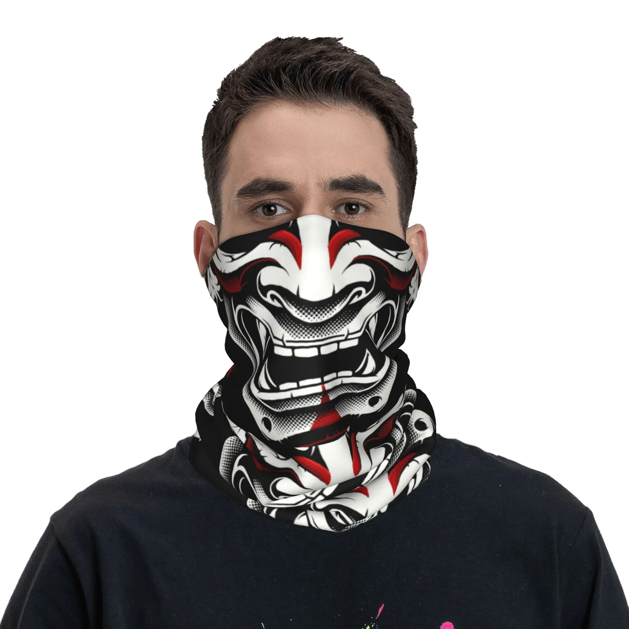 Nieuwe Wit Rood Okami Kitsune  - Neck Warmer Balaclava recensie en prijs