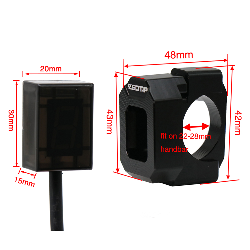 ZSDTRP 6-speed universele moto - Gear Indicator Display recensie en prijs