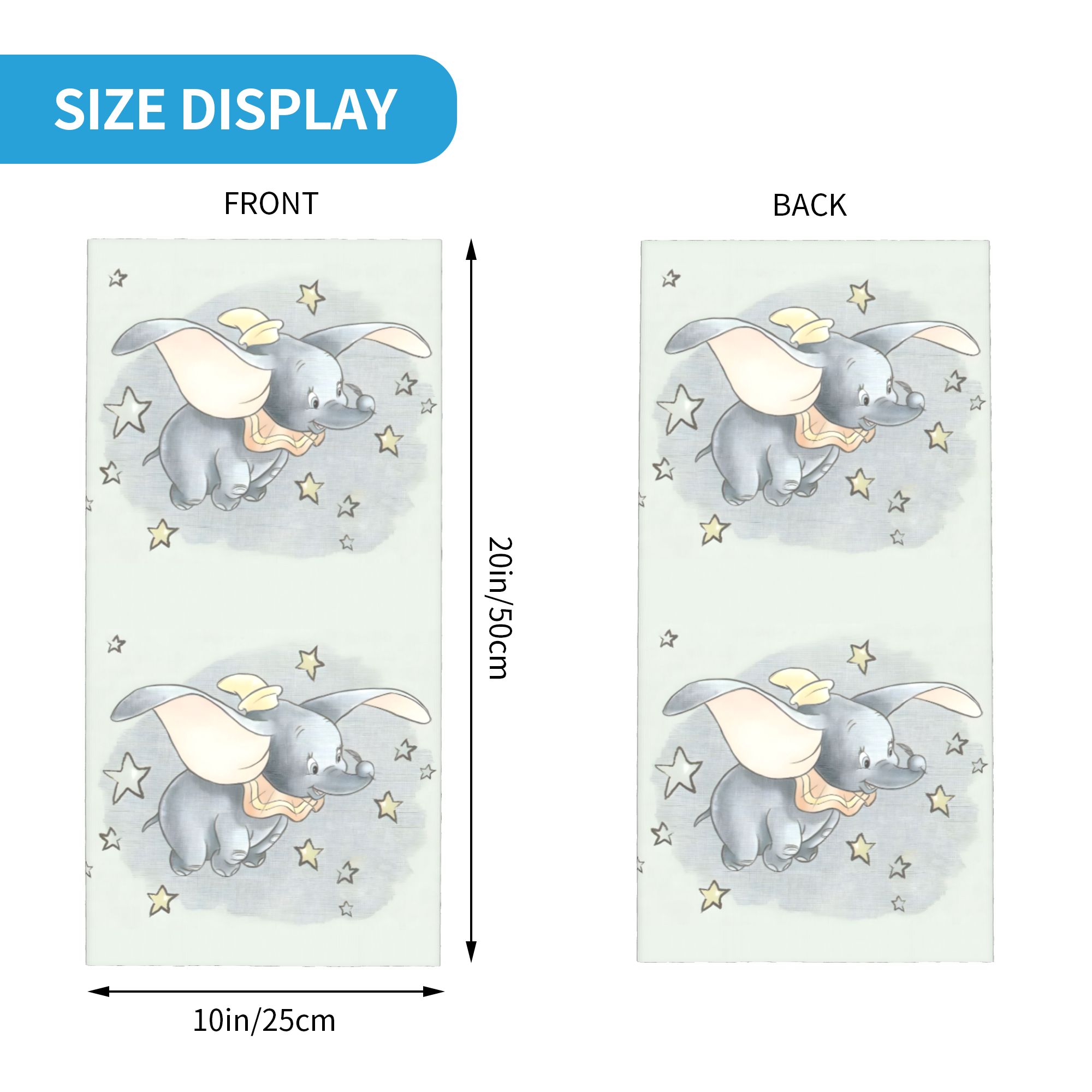 Aangepaste Anime Dumbo Bandana - Neck Warmer Balaclava recensie en prijs