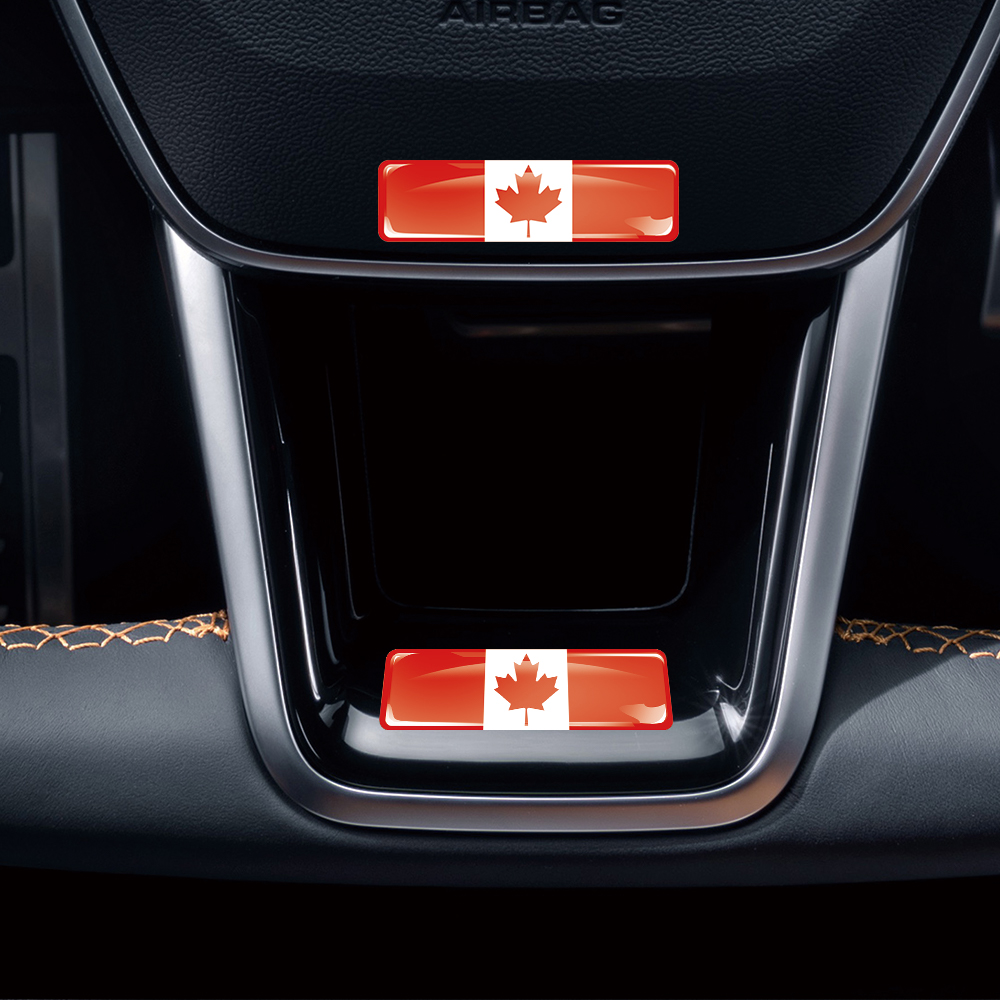 Canada Vlag 3D Epoxyhars Versi - Motorcycle Gear Canada recensie en prijs