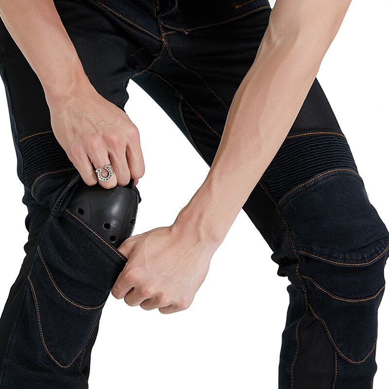 Herenjeans met borduurwerk, mo - Motorcycle Gear Testing recensie en prijs