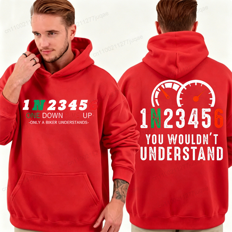 Nieuwe trendy herensweater met - Motorcycle Gear Hoodie recensie en prijs